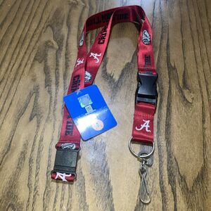 Alabama Crimson Tide Red Lanyard With Safety Latch